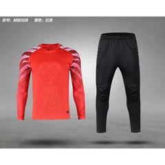 New Custom Men's Adult Soccer Long Sleeve Goalkeeper Soccer Jerseys Uniform Set Goalkeeper Football Jersey