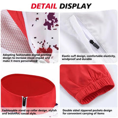 Unisex Quick Dry Soccer Tracksuit Jacket Custom Full Zip Football Wear with OEM Service Including Name Printing Team Inclusion