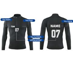 Wholesale Sublimation Custom Jacket Men High Quality Half-zip Football Jacket Tracksuits Soccer Uniforms