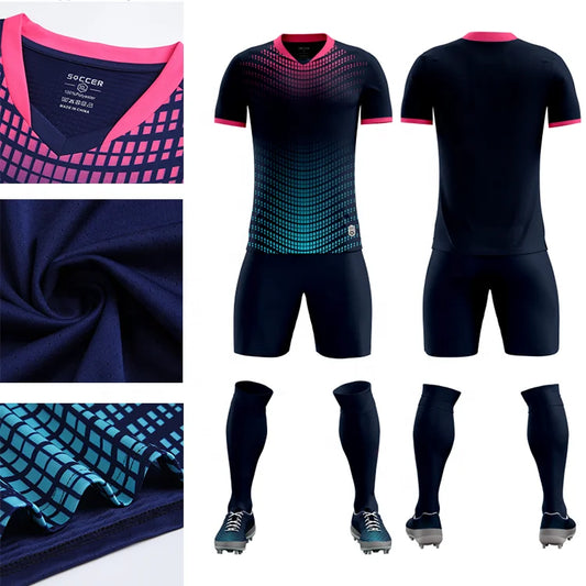 Top Thai Quality Football Shirt Breathable Club Morden Soccer Jerseys