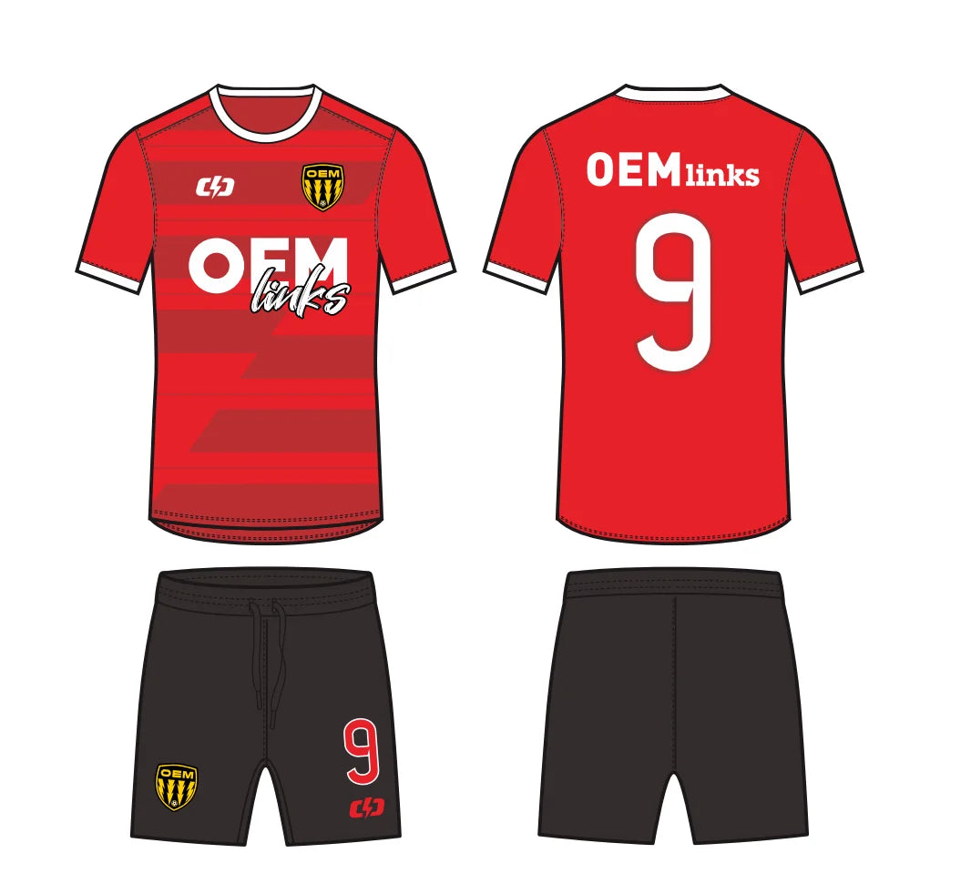 Custom logo Football Wear Dry Quick Soccer Uniform Women 100% Polyester Soccer Jersey Football Jersey