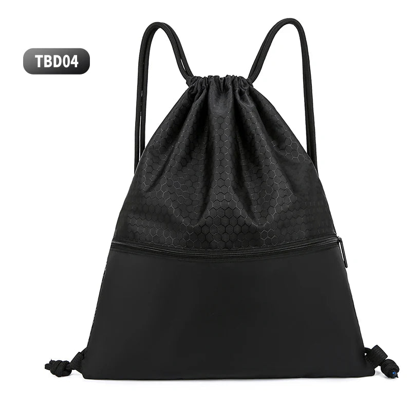 Top Quality Custom Heavy Duty Lightweight Travel Sport Basketball String Bag Waterproof Drawstring Backpack