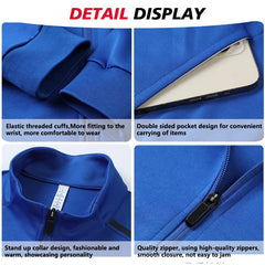 Unisex Quick Dry Full Zip Sport Training Set Custom OEM Soccer Tracksuit Jacket with Name Inscription Club Team Football Jacket