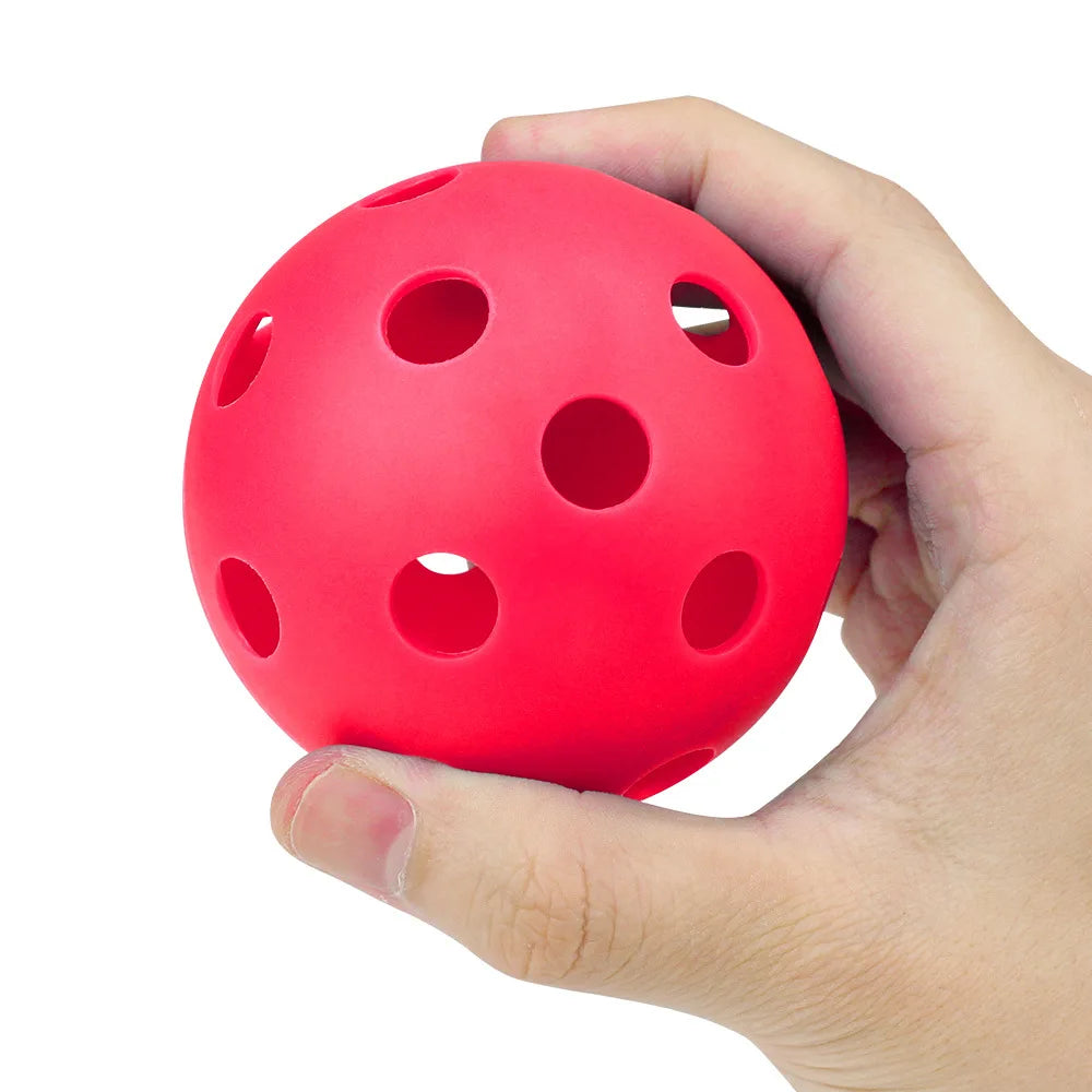 Custom High Quality PE Injection Molding Hard Plastic Pickleball Balls 26 Holes Indoor