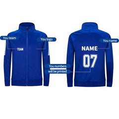Adults Soccer Jerseys Sets Football Men Running Zip Jackets Training Soccer Team Jersey Hot Sale Sports Tracksuit Uniforms