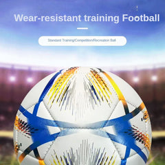Wholesale European Cup Soccer Training Footballs WorldCup No.5 Suture Soft Leather PVC Material
