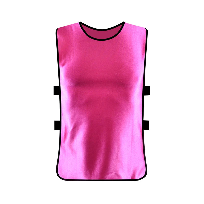 Manufacturers Supply Custom Breathable Scrimmage Training Vests Sports Mesh Pennies Blank Soccer Bibs