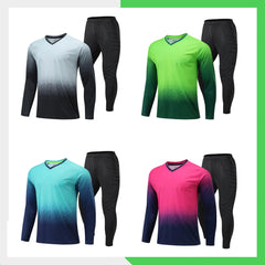 Custom Football Jerseys Goalkeeper Jersey Men Long Sleeve Football Uniform Training Suits Sponge Protection