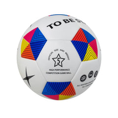 Custom Professional Competition No. 5 Soccer Ball Adult Youth PVC Hot Bonding Football Wear-Resistant Waterproof Material