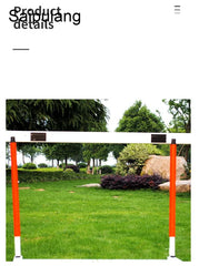 Outdoor Adjustable Hurdle for Training