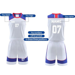 OEMLinks Custom High Quality OEM Blank Kids Basketball Jersey Teams Men's Youth Plain Basketball Wear Vest