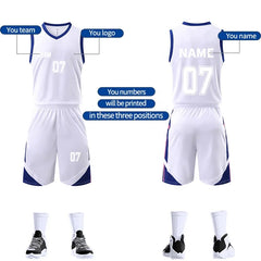 Quality Custom Basketball Jersey Personalized Logo Basketball Uniform Custom