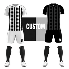 Latest Design Men Comfortable Football Wear Custom Sublimation Soccer Uniform Jersey Set for Women