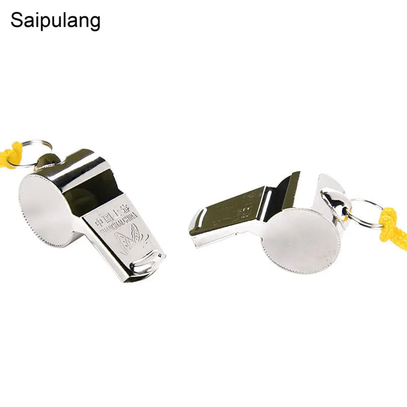 High Quality Silver Color Metal Referee Whistle