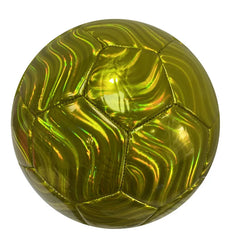 No.5 Thickened PVC Soccer Ball Adult Youth Training Kick-Resistant Laser Water Ripple Design Directly Supplied Manufacturer