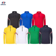 Factory Wholesale Football Jersey Comfortable Breathable Half-zip Jacket Hot Sale Men's Team Soccer Tracksuit Custom
