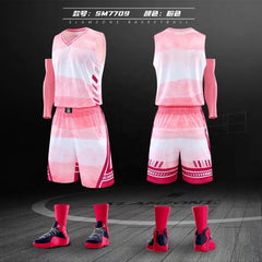 High Quality Embroidery logo Custom Basketball Jersey