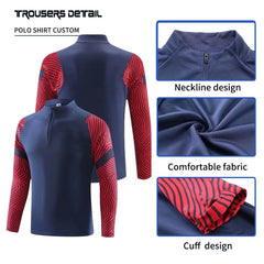 Custom Tracksuit Sport Tracksuit Autumn Winter Sportswear Football Jacket Jogger Pants Set