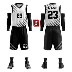 Wholesale Sublimation Latest Basketball Uniform Design 2022