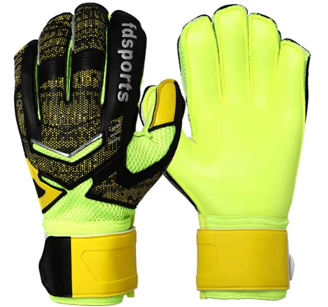 Factory Wholesale Youth Soccer Goalkeeper Gloves Professional Thick Latex Soccer Goalie Goal Keeper Gloves