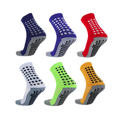 Anti Slip Breathable Sweat Soccer Socks Cotton Football Socks Non slip Knee Soccer Socks