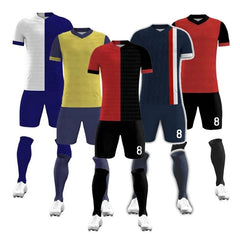 Custom Men Sublimated Soccer Team Uniform Football Jersey Shirt Team Soccer Uniform for Clubs