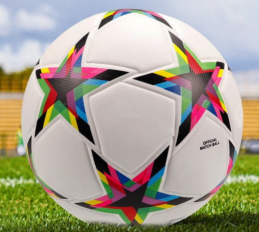Hot Match World Football Training PU Sticker for Champions League Standard No. 5 Game for Adults Ball Genre