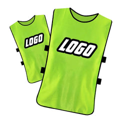 Custom logo Adult Soccer Bibs 2022 New Design Football Training Vest Soccer Pinnies Scrimmage Vests