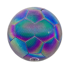Children's Size 5 Luminous Reflective Soccer Ball Machine Sewn PU School Personality Football for Young Players