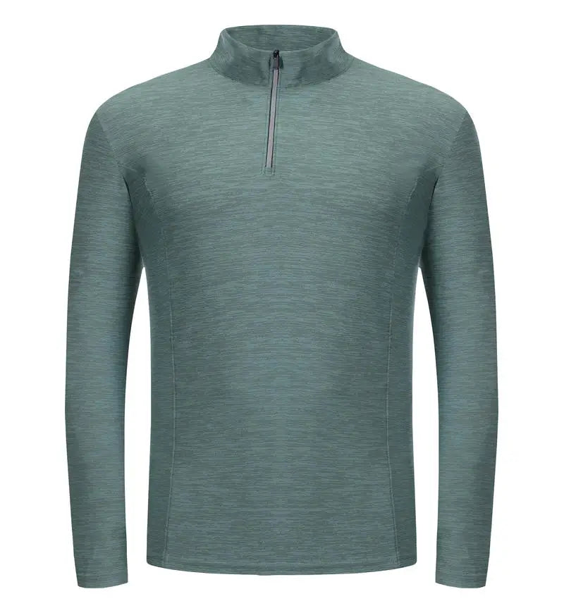 Good Quality Team Sport Long Sleeve Half Zipper With Cap Training Clothing Uniform Men's Soccer Jackets Tracksuit Unifo