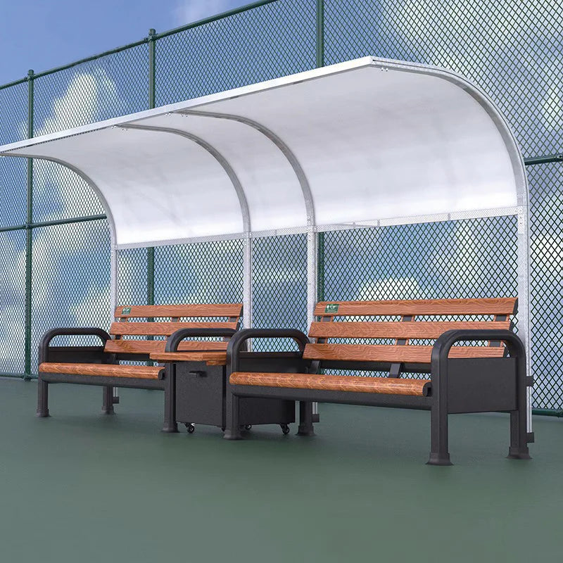 Factory Custom Tennis Court Chair Tennis Court Benches Tennis Bench Canopy