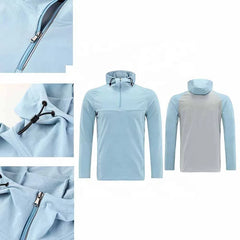 2024 Adults Soccer Jerseys Sets Football Men Jackets Half-zip Jacket With Hat Tracksuit Uniforms Suit