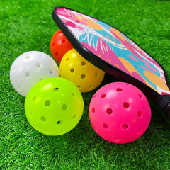 Custom Durable Rotational Pickleball Competition Ball Usapa 40 Holes Outdoor Pickleball Balls