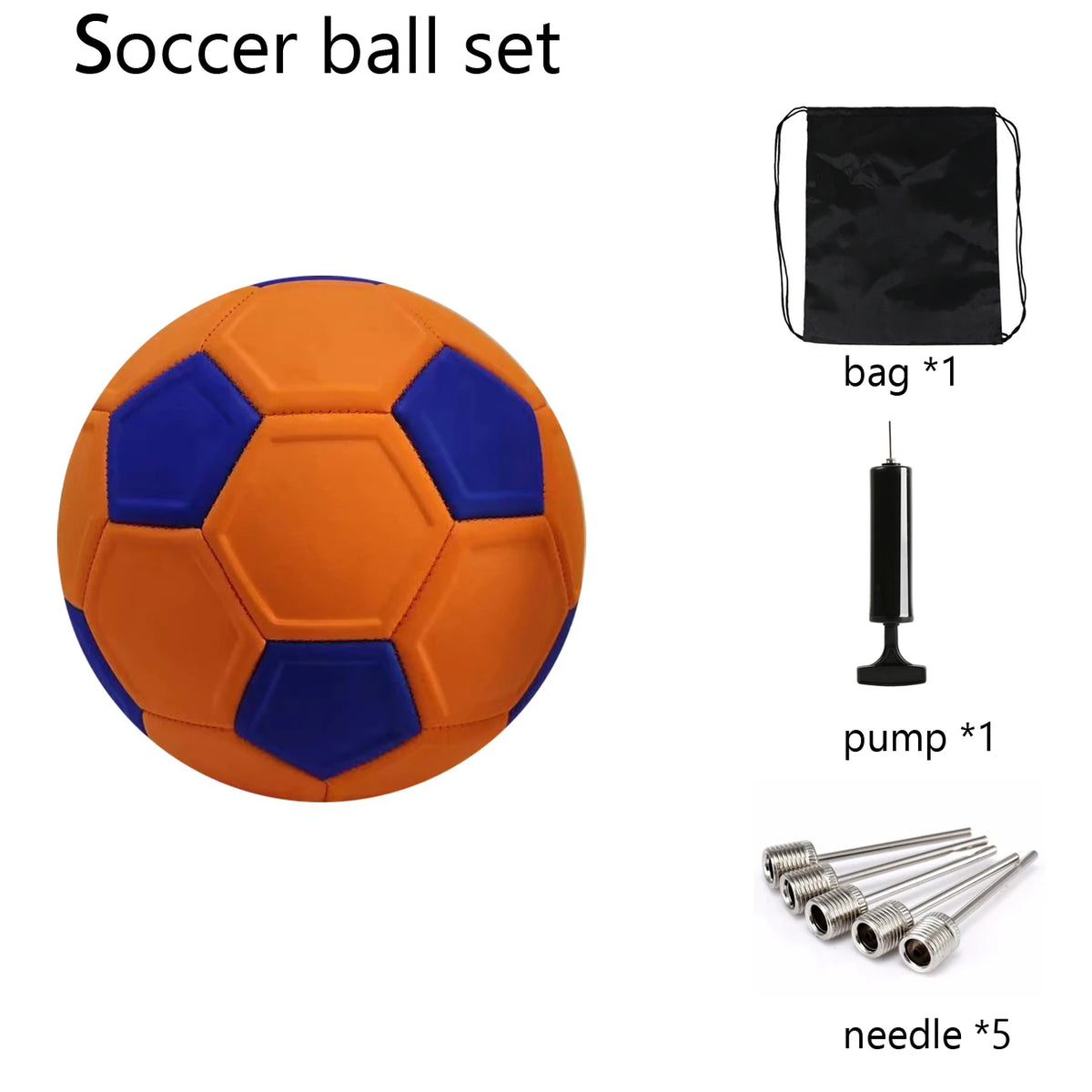 Wholesale Custom Logo EVA Curve Soccer Ball Set Machine Stitched Football Kits Training Sports Gifts for Kids Bulk Order