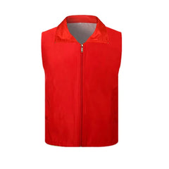 Custom Factory Cheap Football Training Bibs Vest for Volunteers and Workers With Zipper