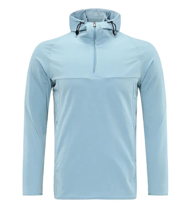 2024 Adults Soccer Jerseys Sets Football Men Jackets Half-zip Jacket With Hat Tracksuit Uniforms Suit