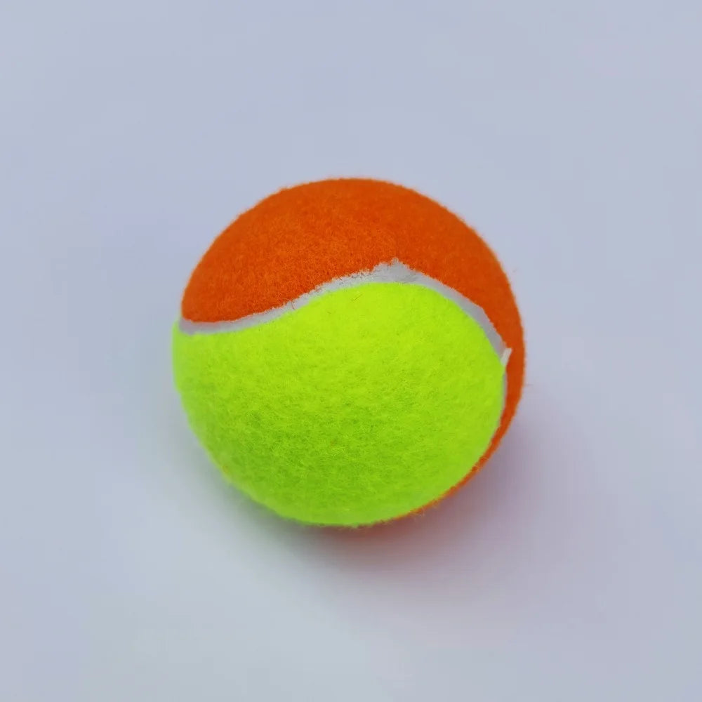 Dual-Color High Elasticity Portable Tennis Balls Professional Training Amateur Match Use Adults Kids 2.5" 1.15m Entertainment