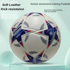 No.4 Youth Football School Teacher Recommended Training Soccer Ball PVC Leather Custom Logo Available Machine Sewn for Students