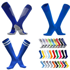 Custom Sustainable Colorful Anti Slip Soccer Sports Football Grip Socks
