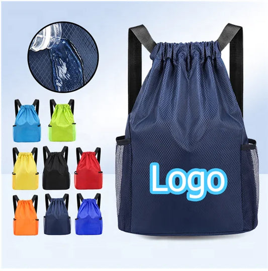Top Quality Custom Folding Waterproof Drawstring Backpack Draw Gym String Bag for Outdoor Casual Drawstring Bags Backpack