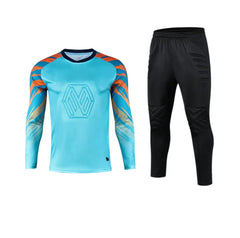 High Quality Blank Football Wear Men Soccer Jersey Customization Logo Long Sleeve Green Soccer Goalkeeper Training Jerseys