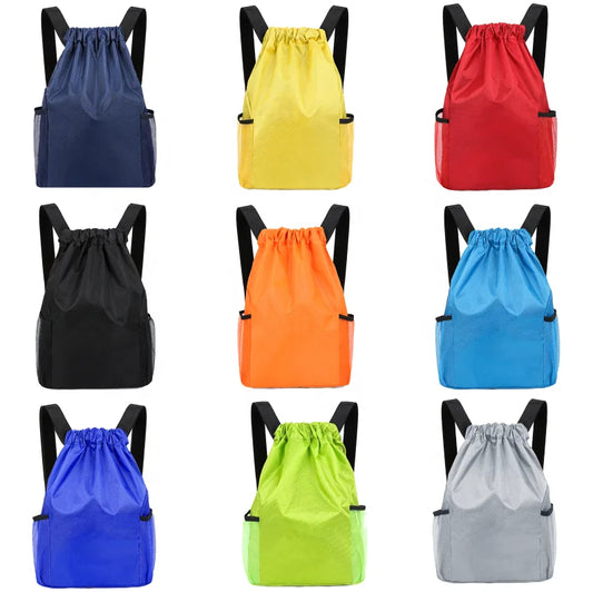 Top Quality Custom Folding Waterproof Drawstring Backpack Draw Gym String Bag for Outdoor Casual Drawstring Bags Backpack