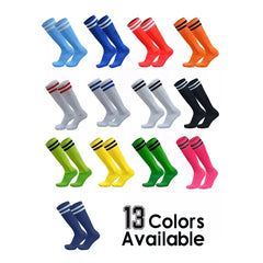 Custom Sustainable Colorful Anti Slip Soccer Sports Football Grip Socks