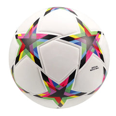 Hot Match World Football Training PU Sticker for Champions League Standard No. 5 Game for Adults Ball Genre