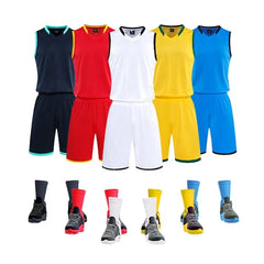 New Style Blank Basketball Mesh Sports Uniforms Sublimation Breathable Basketball Jersey Blue Custom