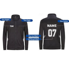 2024 Custom Training Gym Track Suits Men Jogging Uniform Tracksuit Football Tracksuits Team Soccer Zip Tracksuit Men Sweatsuit