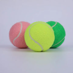 2.5" Tennis Balls Adults Synthetic Wool Natural Rubber Bounce Height 135-145cm Durable High Elasticity Portable Sports