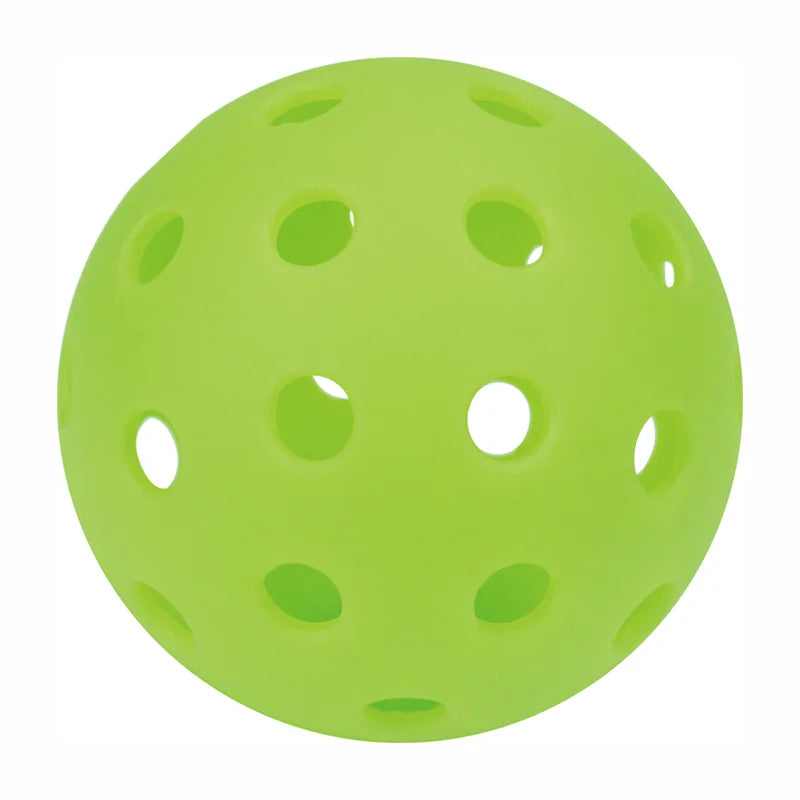 40 Holes Outdoor Night Light up Green Glow in the Dark Luminous Pickleball Balls