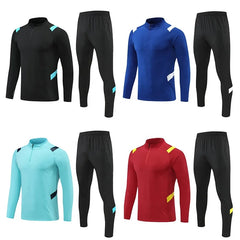 2023 Football Jersey Latest Club Men's Long Sleeves Comfortable Breathable Soccer Jacket and Pants Football Soccer Tracksuit