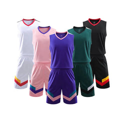 Custom High Quality Dye Sublimated Youth Basketball Wear Jersey Uniform Men White and Black Color Set for Sale